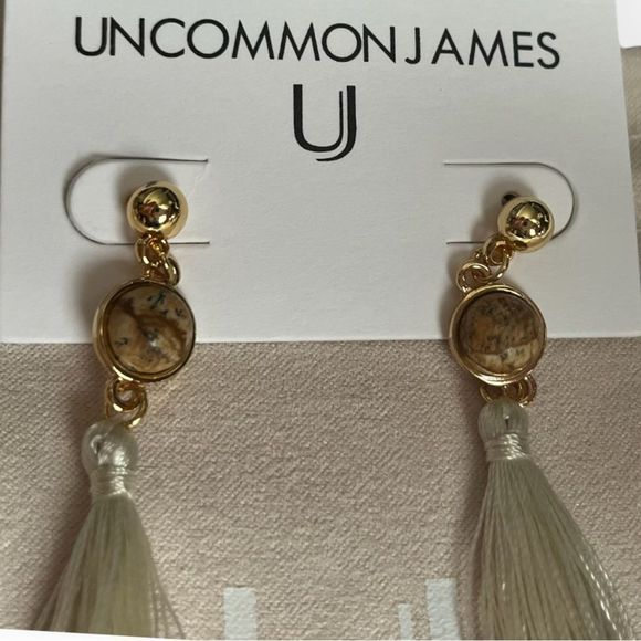 🆕 Uncommon James: Long Fringe Tassel Strand Drop Earrings - Picture 2 of 8